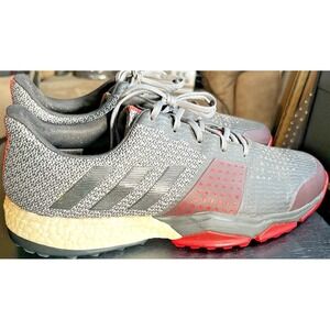Adidas Adipower Sport Boost 3 Golf Shoes Activewear Black/Red Lace Up Mens 11